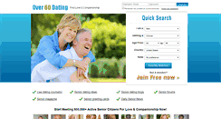 Desktop Screenshot of over60dating.org